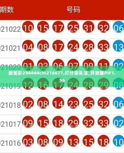 新奥彩294444cm216677,打分排队法_开放版PIF1.96