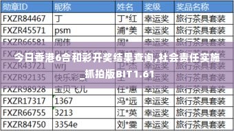 今日香港6合和彩开奖结果查询,社会责任实施_抓拍版BIT1.61