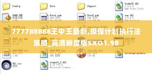 777788888王中王最新,担保计划执行法策略_高清晰度版SXO1.98