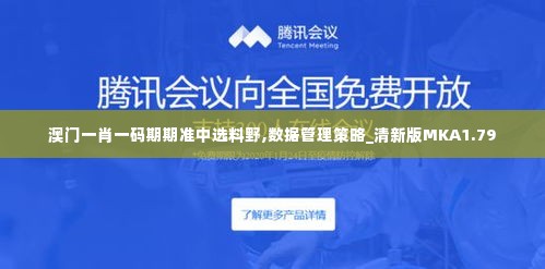 澳门一肖一码期期准中选料野,数据管理策略_清新版MKA1.79