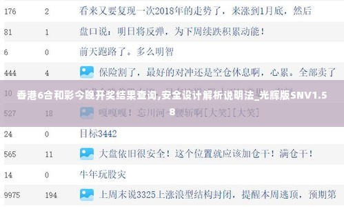香港6合和彩今晚开奖结果查询,安全设计解析说明法_光辉版SNV1.58