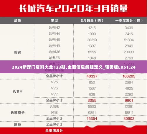 2024新澳门资料大全123期,全面信息解释定义_轻奢版LKS1.24