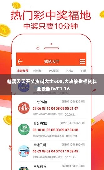 新澳天天开奖资料大全600,大决策指标资料_全景版IWE1.76