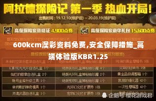 600kcm澳彩资料免费,安全保障措施_高端体验版KBR1.25
