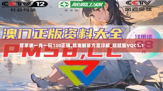 管家婆一肖一码100正确,精准解答方案详解_晴朗版VQC1.1