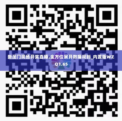 新澳门现场开奖直播,全方位展开数据规划_内置版WZQ1.65