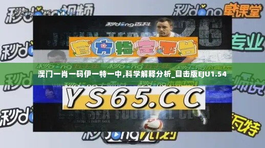 澳门一肖一码伊一特一中,科学解释分析_目击版EJU1.54