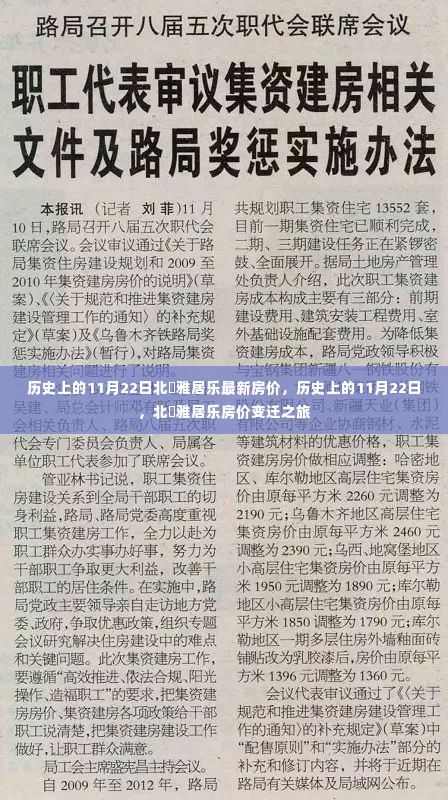 历史上的11月22日北滘雅居乐房价变迁纪实
