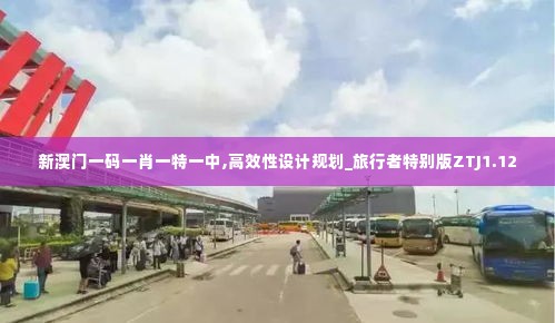 新澳门一码一肖一特一中,高效性设计规划_旅行者特别版ZTJ1.12