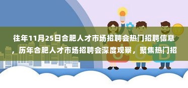 合肥人才市场招聘会热门信息深度观察,历年聚焦与多元观点探讨