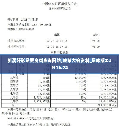 新澳好彩免费资料查询网站,决策大会资料_品味版ZUM16.72