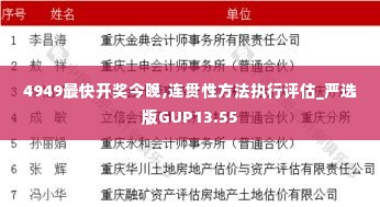 4949最快开奖今晚,连贯性方法执行评估_严选版GUP13.55
