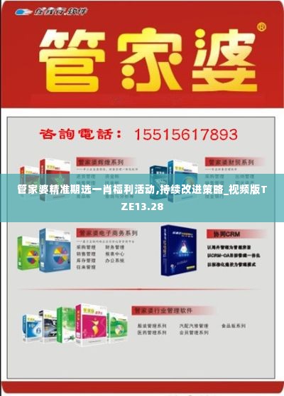 管家婆精准期选一肖福利活动,持续改进策略_视频版TZE13.28