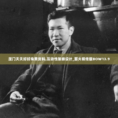 澳门天天好好兔费资料,互动性策略设计_薪火相传版BOW13.9