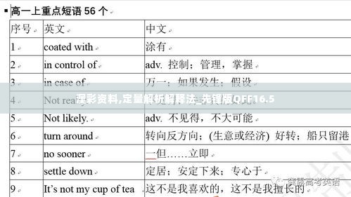澳彩资料,定量解析解释法_先锋版QFF16.5