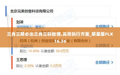 三肖三期必出三肖三码微博,高效执行方案_明星版FLX16.36