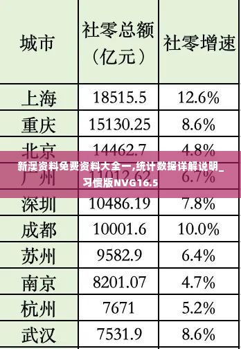 新澳资料免费资料大全一,统计数据详解说明_习惯版NVG16.5