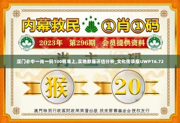 澳门必中一肖一码100精准上,实地数据评估分析_文化传承版UWP16.72