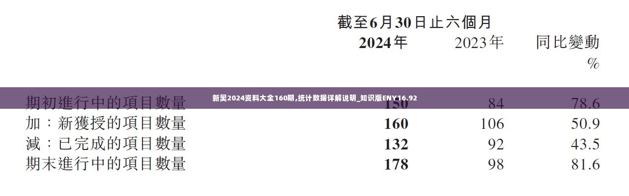 新奥2024资料大全160期,统计数据详解说明_知识版ENY16.92