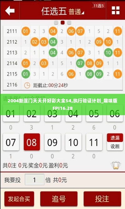2004新澳门天天开好彩大全54,执行验证计划_趣味版FPI16.28