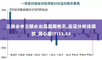 三肖必中三期必出凤凰网昨天,实证分析详细枕_用心版ITI13.53