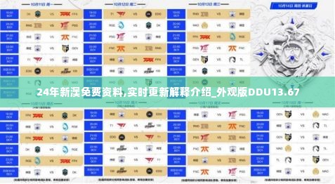 24年新澳免费资料,实时更新解释介绍_外观版DDU13.67