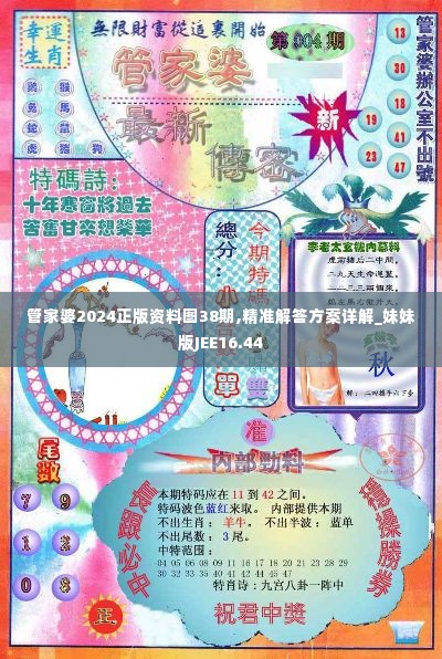 管家婆2024正版资料图38期,精准解答方案详解_妹妹版JEE16.44