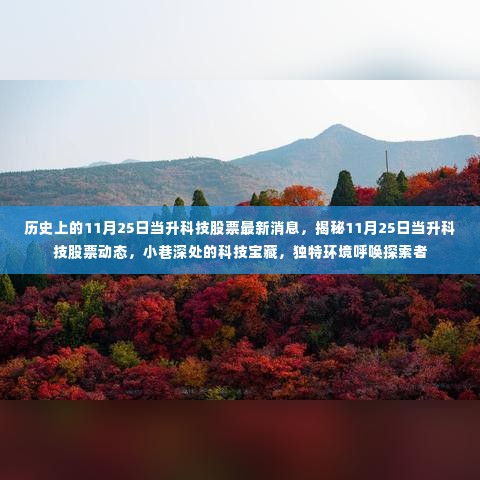揭秘当升科技股票动态,小巷深处的科技宝藏呼唤探索者(最新消息)
