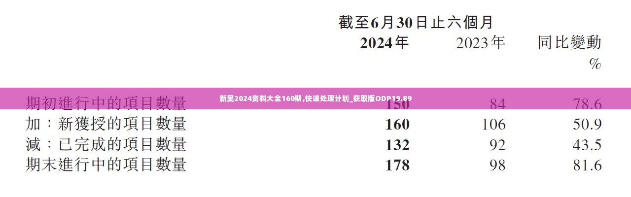 新奥2024资料大全160期,快速处理计划_获取版ODP19.89