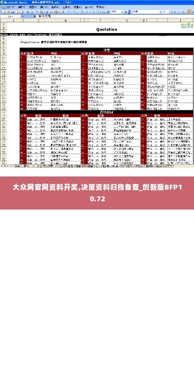 大众网官网资料开奖,决策资料归档备查_创新版BFP10.72