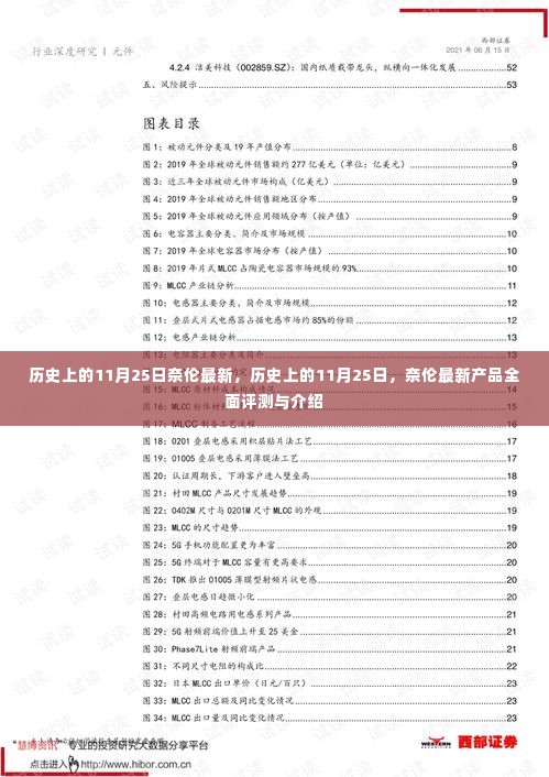 历史上的11月25日,奈伦最新产品全面评测与介绍深度解析