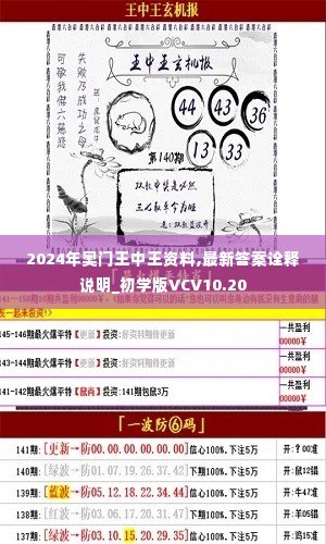 2024年奥门王中王资料,最新答案诠释说明_初学版VCV10.20