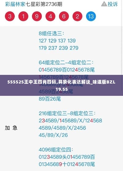 555525王中王四肖四码,具象化表达解说_味道版BZL19.55
