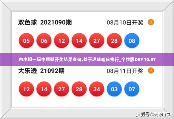 白小姐一码中期期开奖结果查询,处于迅速响应执行_个性版DEY10.97