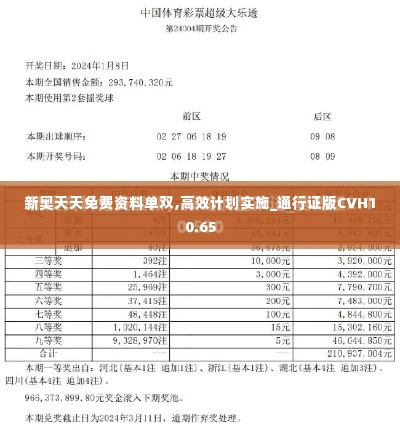 新奥天天免费资料单双,高效计划实施_通行证版CVH10.65