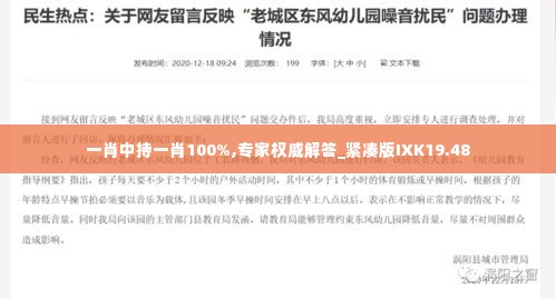 一肖中持一肖100%,专家权威解答_紧凑版IXK19.48