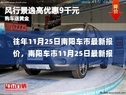 南阳车市最新报价回顾,时代车轮下的市场脉搏(11月25日)
