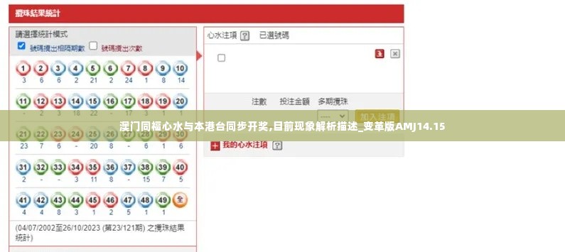 澳门同福心水与本港台同步开奖,目前现象解析描述_变革版AMJ14.15
