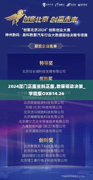 2024澳门正版资料正版,数据驱动决策_学院版OXB14.26