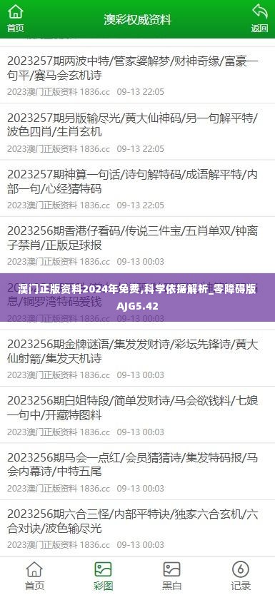 澳门正版资料2024年免费,科学依据解析_零障碍版AJG5.42