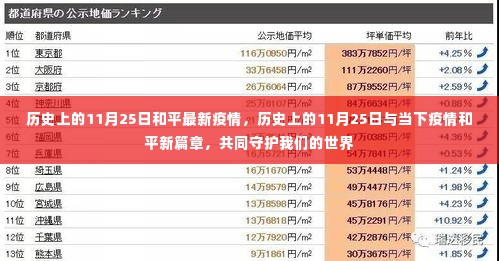 历史上的11月25日与当下疫情,共同守护和平的新篇章