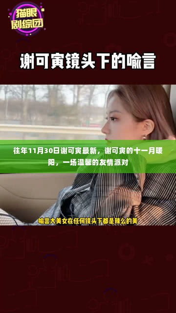 谢可寅十一月暖阳友情派对,温馨回忆,情感流淌