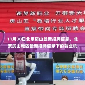 北京房山地区最新招聘信息下的就业机遇与挑战分析(11月30日更新)