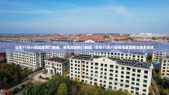 历年11月30日高密热门楼盘市场洞察与焦点回顾