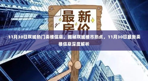 揭秘双城楼市热点,最新卖楼信息深度解析与双城热门楼盘推荐(11月30日)
