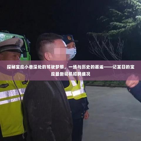 探秘宝应小巷深处的驾驶梦想,历史邂逅新机遇——宝应司机招聘盛况纪实