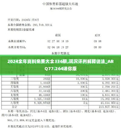 2024全年资料免费大全336期,现况评判解释说法_ARQ77.264迷你版