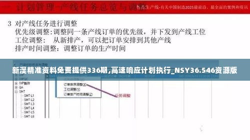 新澳精准资料免费提供336期,高速响应计划执行_NSY36.546资源版