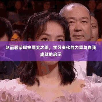 赵丽颖荣耀金鹰奖之路,学习变化的力量与自我成就的启示之光