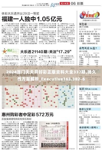 2024澳门天天开好彩正版资料大全337期,持久性方案解析_Executive163.382-6